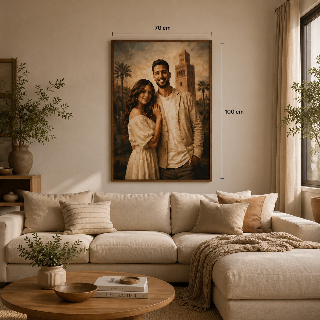 Peinture par numéros VINTAGE 70×100cm