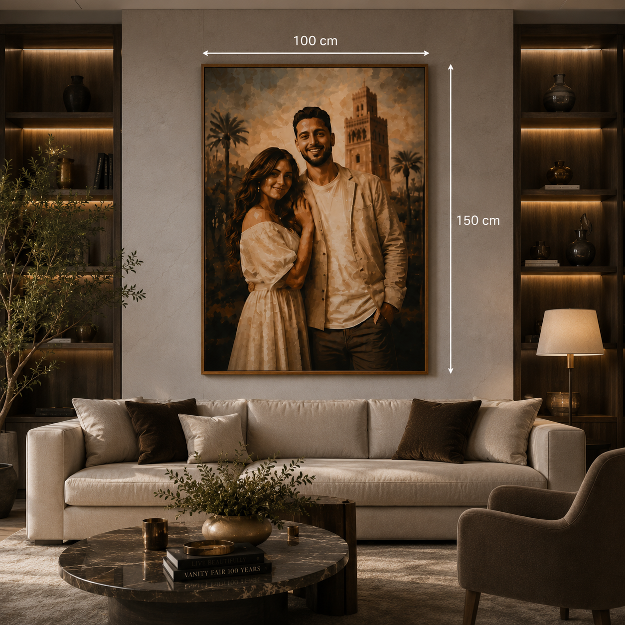 Peinture par numéros VINTAGE 100×150cm