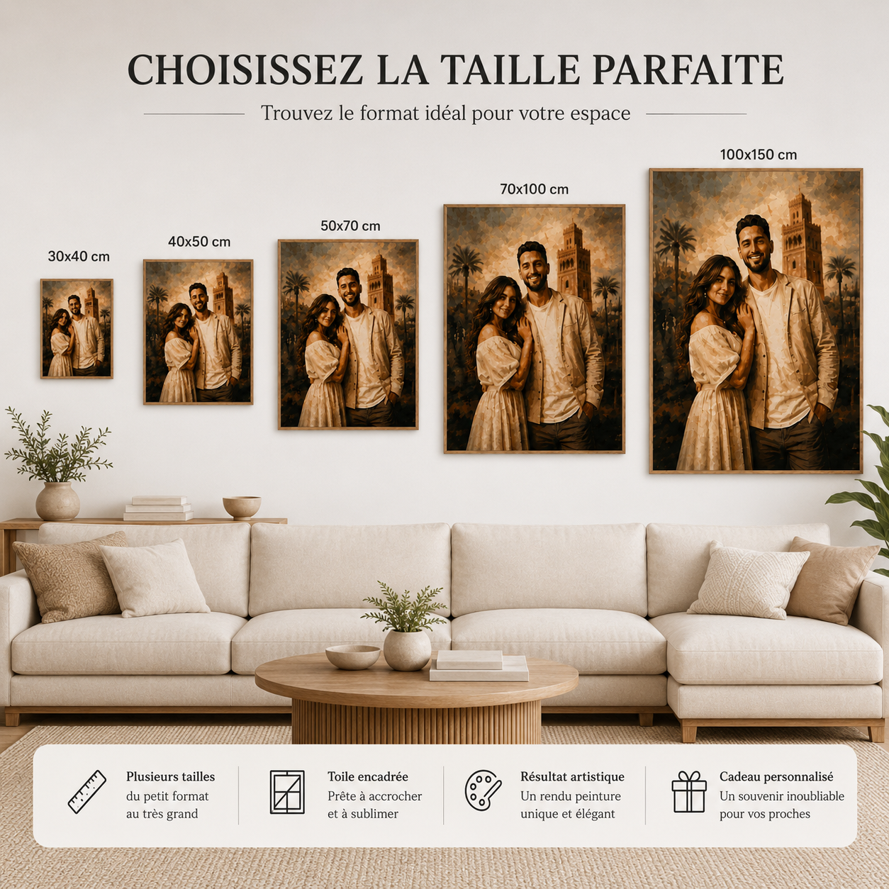 Peinture par numéros VINTAGE 100×150cm